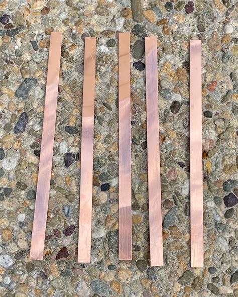 thin metal strips